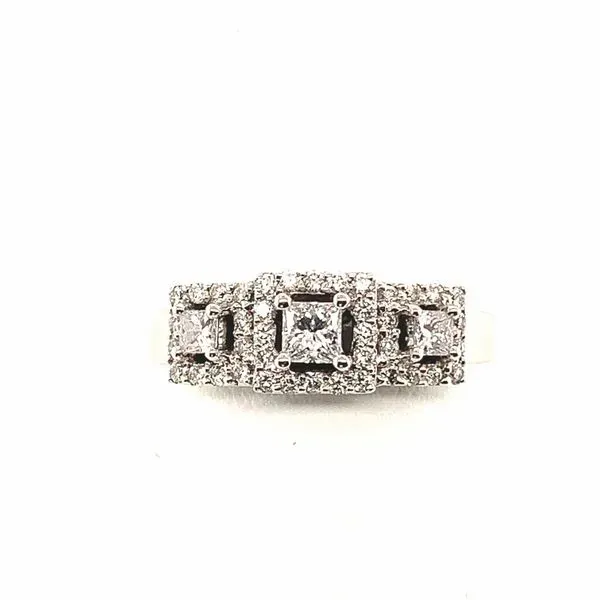 0.59CT THREE PRINCESS CUT DIAMOND FASHION RING Lester Martin Dresher, PA