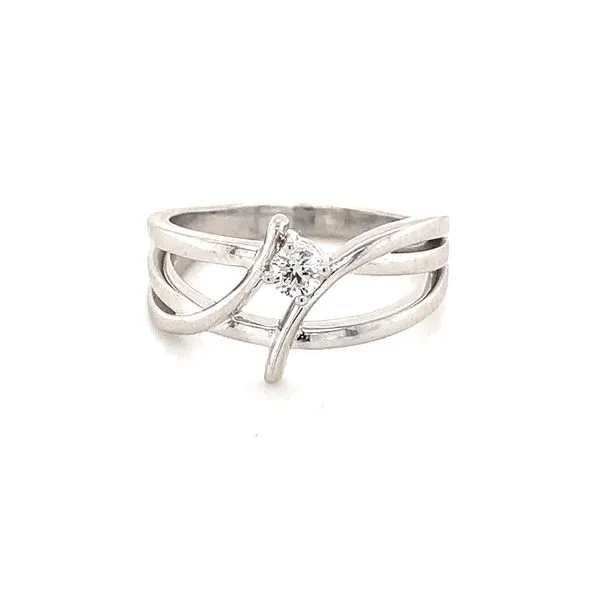0.13CT HEARTS AND ARROWS DIAMOND RING similar item image