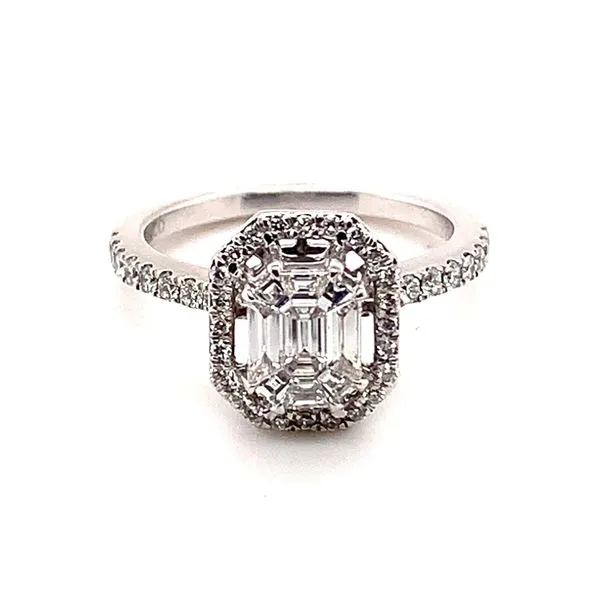 0.75CT BAGUETTE DIAMOND CLUSTER RING Lester Martin Dresher, PA