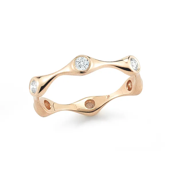0.30CT DIAMOND BAMBOO STATION STYLE  FASHION RING similar item image