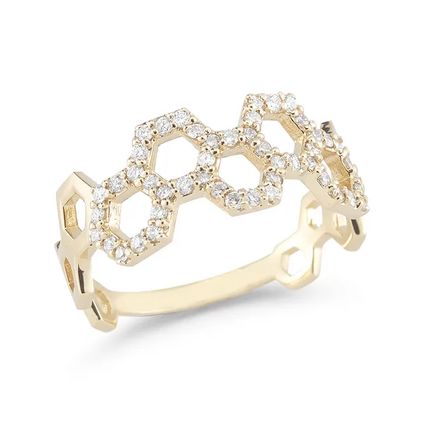 0.33CT DIAMOND MULTI HEXAGON FASHION RING similar item image