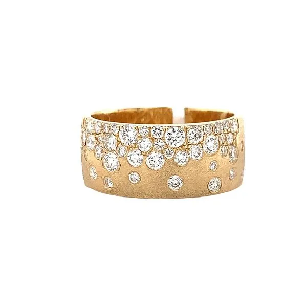 1.04CTW  CONFETTI DIAMOND CIGAR BAND RING