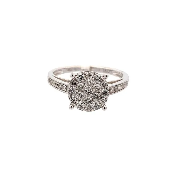 0.60CTW  DIAMOND CLUSTER RING Lester Martin Dresher, PA