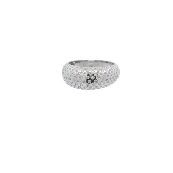 18K 0.51CTW DIAMOND TRIPLE OVAL NECKLACE