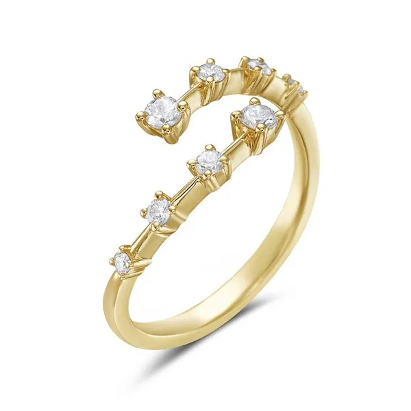 0.25CTW DIAMOND BYPASS FASHION RING Lester Martin Dresher, PA