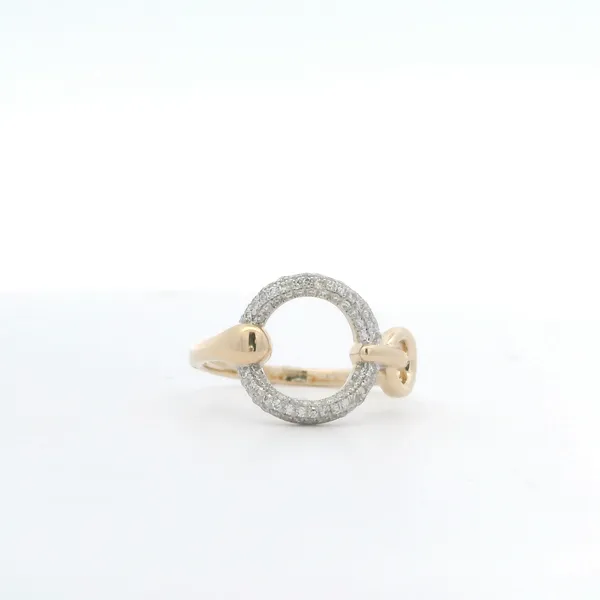 0.23CTW DIAMOND OPEN CIRCLE MODERN STYLE RING Image 2 Lester Martin Dresher, PA