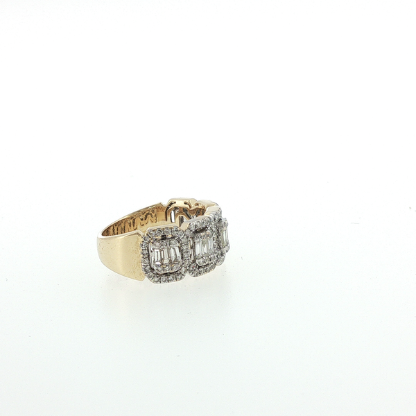 2.50CTW DIAMOND FASHION RING SET IN14KT YELLOW AND WHITE GOLD Image 2 Lester Martin Dresher, PA