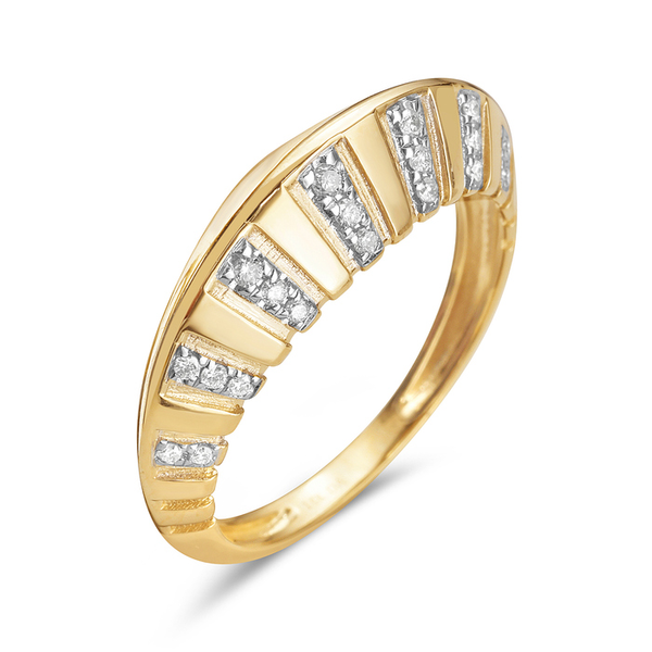 DIAMOND AND GOLD RING Lester Martin Dresher, PA