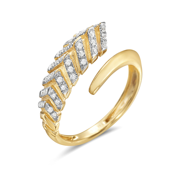 DIAMOND AND GOLD RING Lester Martin Dresher, PA