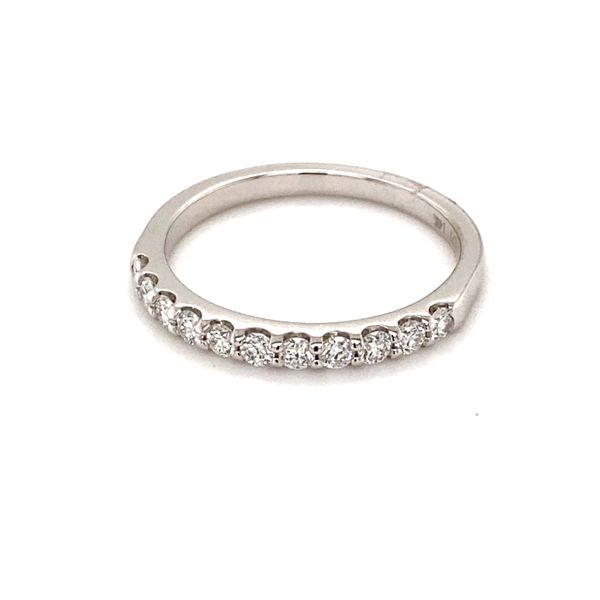 0.33CT DIAMOND HALF WAY AROUND SHARED PRONG WEDDING BAND Lester Martin Dresher, PA