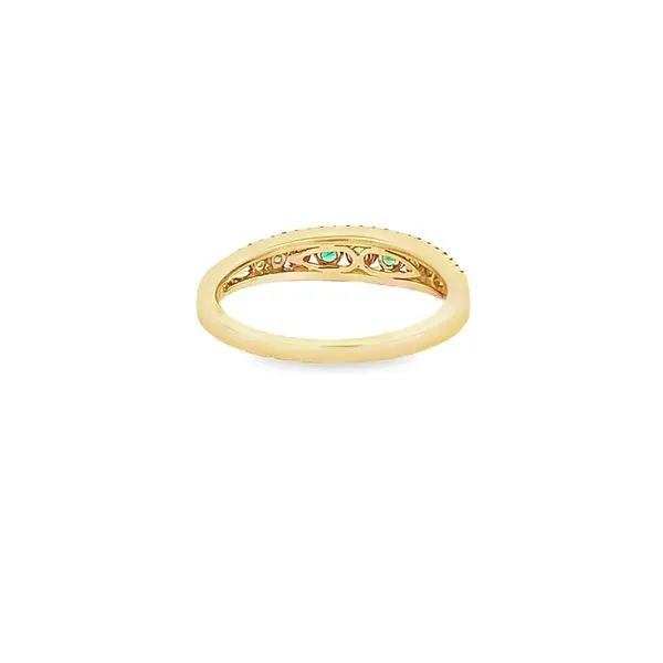 EMERALD AND DIAMOND RING Image 3 Lester Martin Dresher, PA