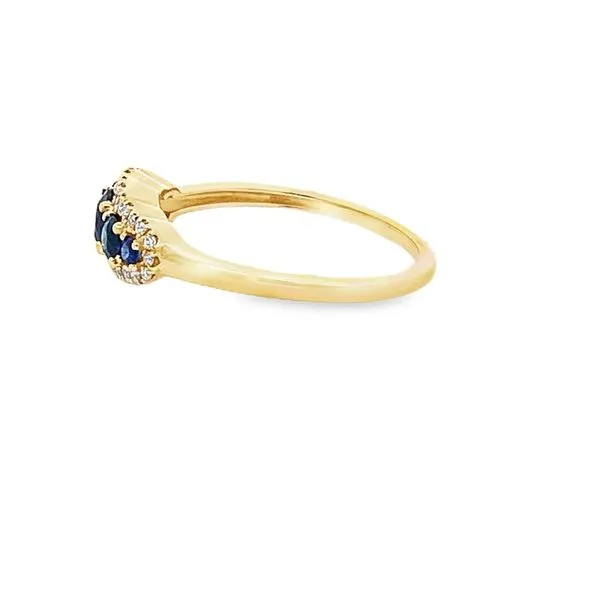 0.65CTW SAPPHIRE AND 0.11CTW DIAMOND RING Image 2 Lester Martin Dresher, PA