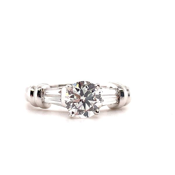 1.01CT ROUND DIAMOND ENGAGEMENT RING Image 2 Lester Martin Dresher, PA