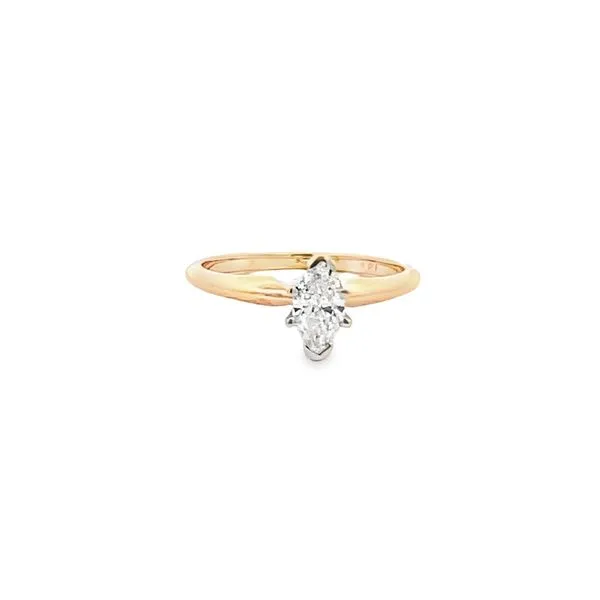 0.35CT DIAMOND SOLITAIRE MARQIUS ENGAGEMENT RING