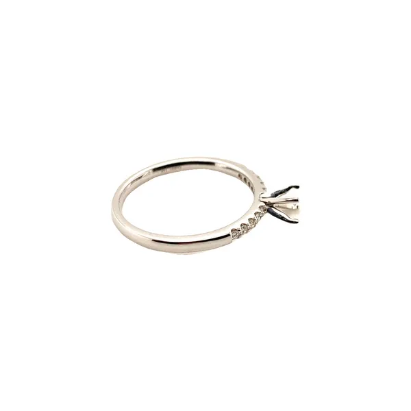 0.10CT 10 DIAMOND SEMI-MOUNT RING Image 3 Lester Martin Dresher, PA