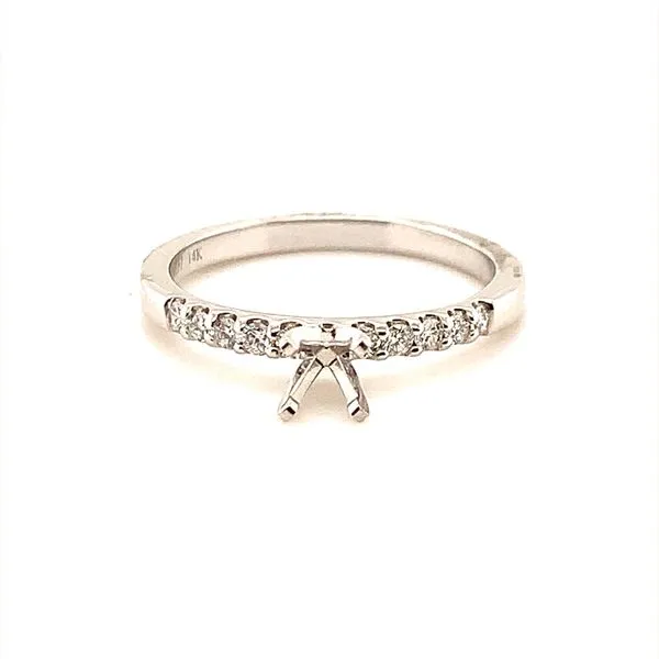 0.20CT 10 DIAMOND SEMI-MOUNT RING Image 4 Lester Martin Dresher, PA