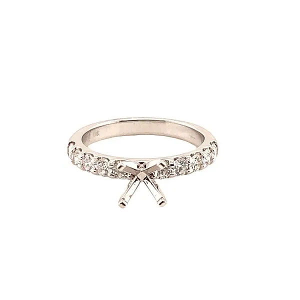 0.75CT 10 DIAMOND SEMI-MOUNT RING Image 4 Lester Martin Dresher, PA