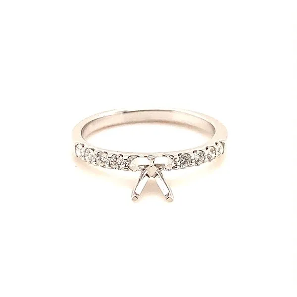 0.33CT DIAMOND SHARED PRONG SEMI-MOUNT Image 4 Lester Martin Dresher, PA
