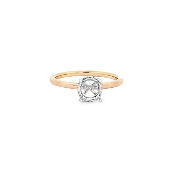 0.06CTW DIAMOND HIDDEN HALO SEMI MOUNT ENGAGEMENT RING similar item image