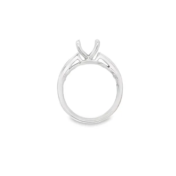 0.75CTW BAGUETTE DIAMOND CHANNEL SET SEMI-MOUNT ENGAGEMENT RING Image 3 Lester Martin Dresher, PA