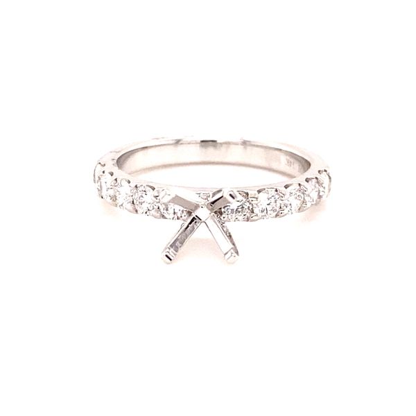0.75CT 10 DIAMOND SEMI-MOUNT RING Lester Martin Dresher, PA