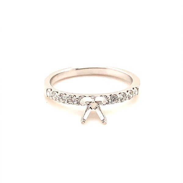 0.33CT DIAMOND SHARED PRONG SEMI-MOUNT Image 4 Lester Martin Dresher, PA