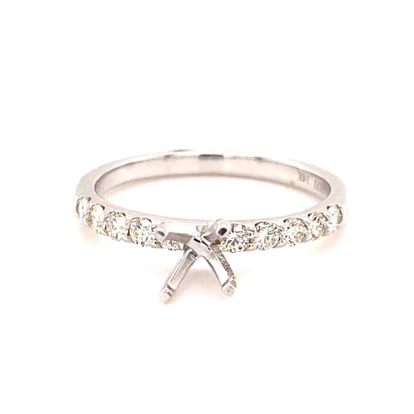 0.33CT DIAMOND SHARED PRONG SEMI-MOUNT Lester Martin Dresher, PA