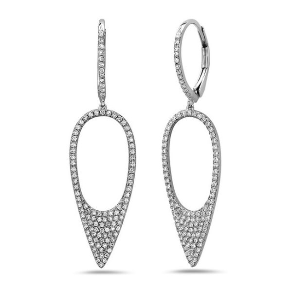 0.55CT DIAMOND DANGLE EARRINGS Lester Martin Dresher, PA