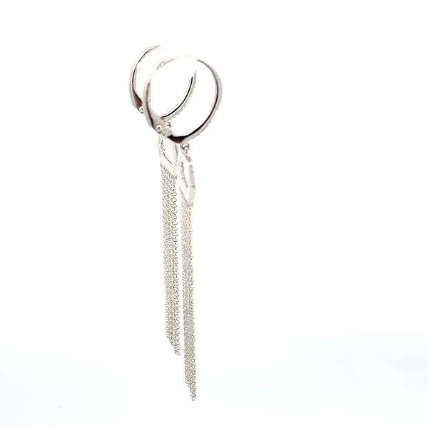 0.35CT DIAMOND TASSLE DANGLE EARRINGS Image 2 Lester Martin Dresher, PA