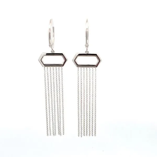 0.35CT DIAMOND TASSLE DANGLE EARRINGS Image 3 Lester Martin Dresher, PA