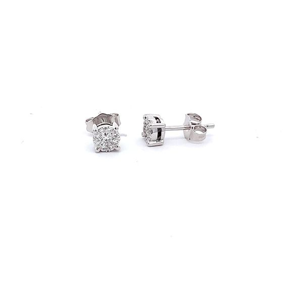 0.25CT DIAMOND CLUSTER STUD EARRINGS Image 2 Lester Martin Dresher, PA