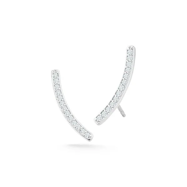 0.14CT DIAMOND CURVE STUD EARRINGS similar item image