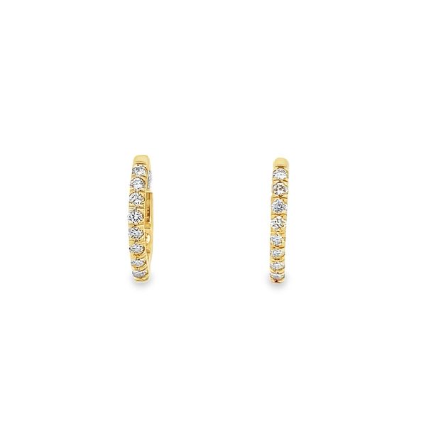 0.38CTW DIAMOND HUGGIE EARRINGS Lester Martin Dresher, PA