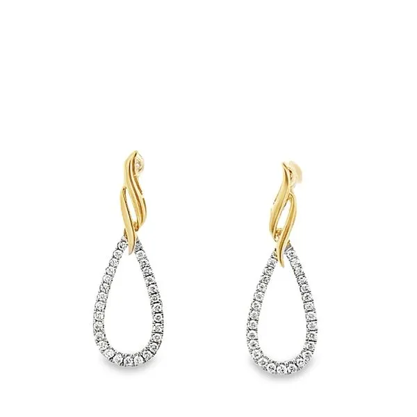 0.26CTW DIAMOND TEARDROP EARRINGS Lester Martin Dresher, PA