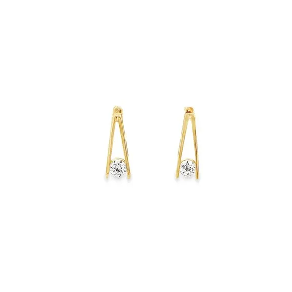 0.56CTW DIAMOND POST EARRINGS Lester Martin Dresher, PA
