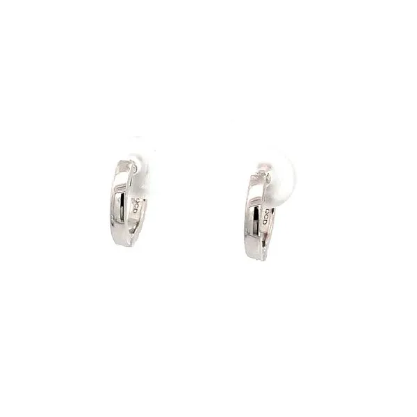 0.26CT DIAMOND SMALL HUGGIE EARRINGS Image 3 Lester Martin Dresher, PA