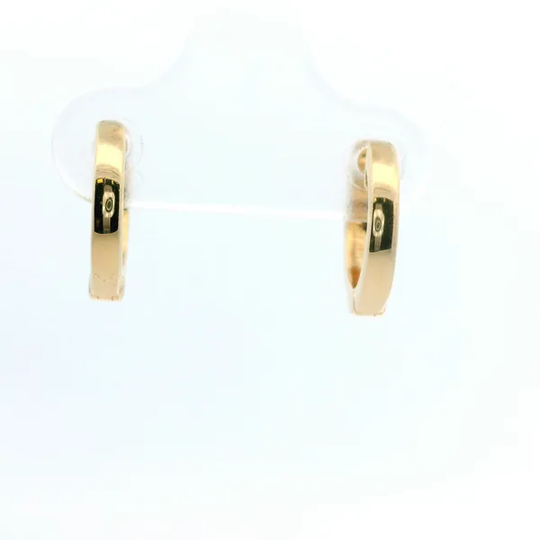 0.26CT DIAMOND SMALL HUGGIE EARRINGS Image 2 Lester Martin Dresher, PA