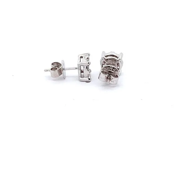 0.75CTW DIAMOND CLUSTER STUD EARRINGS