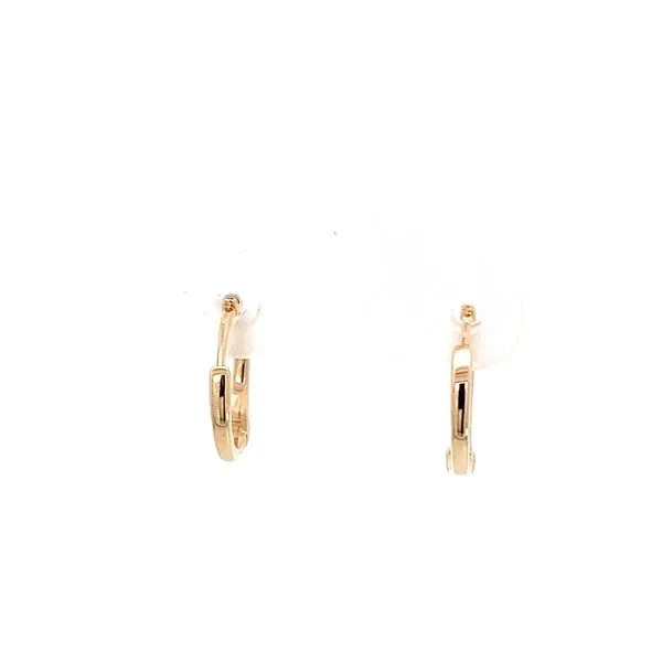 0.09CT DIAMOND SMALL HUGGIE EARRINGS