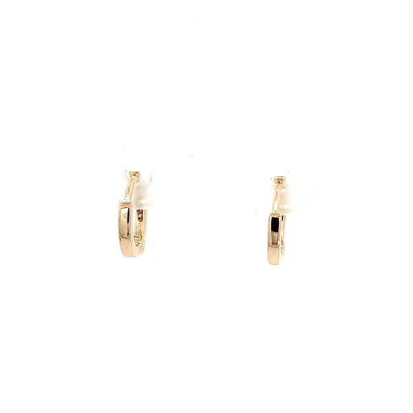 0.06CT DIAMOND SMALL HUGGIE EARRINGS