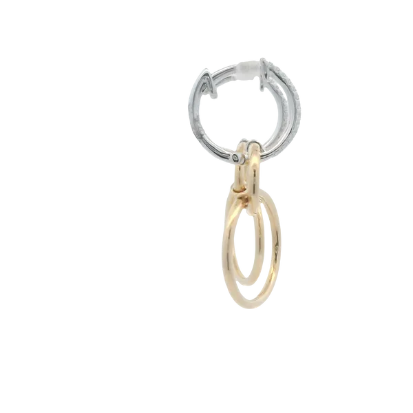 0.10CT DIAMOND HUGGIE EARRINGS Image 2 Lester Martin Dresher, PA