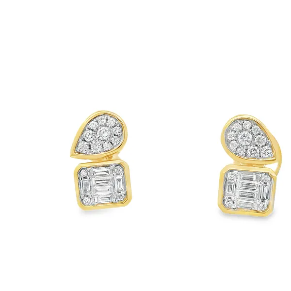 0.43CTW DIAMOND TOI ET MOI EARRINGS Lester Martin Dresher, PA