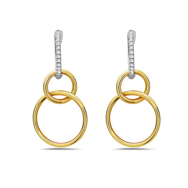 0.10CT DIAMOND HUGGIE EARRINGS Lester Martin Dresher, PA