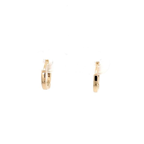 0.06CT DIAMOND SMALL HUGGIE EARRINGS Image 2 Lester Martin Dresher, PA