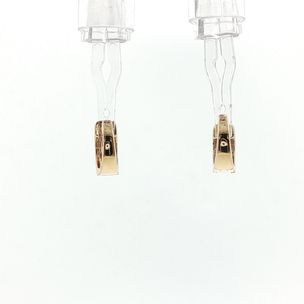 0.30CTW DIAMOND HUGGIE EARRINGS SET IN 14K YELLOW GOLD Image 2 Lester Martin Dresher, PA