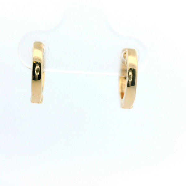 0.24CT DIAMOND SMALL HUGGIE EARRINGS Image 2 Lester Martin Dresher, PA