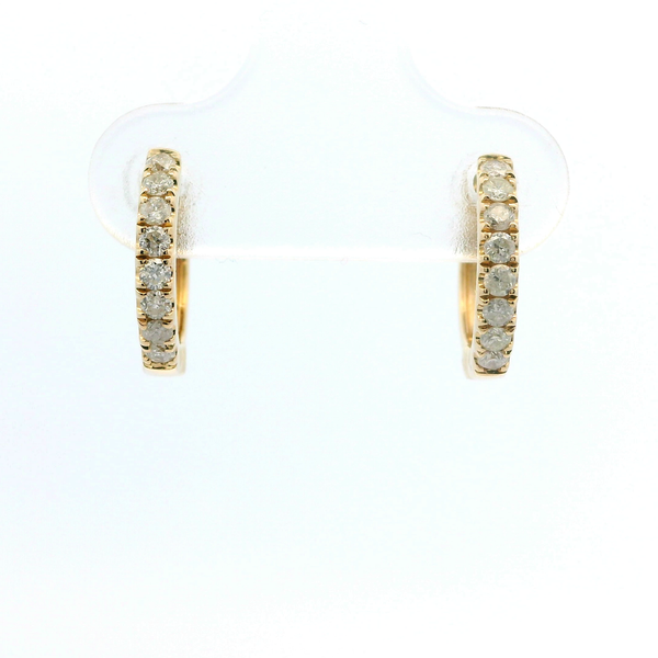 0.24CT DIAMOND SMALL HUGGIE EARRINGS Lester Martin Dresher, PA