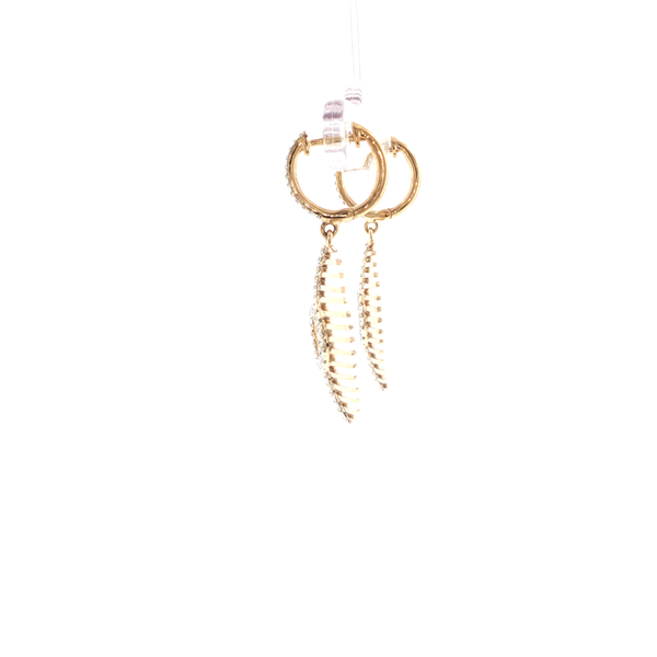 0.38CT DIAMOND DANGLE EARRINGS Image 2 Lester Martin Dresher, PA