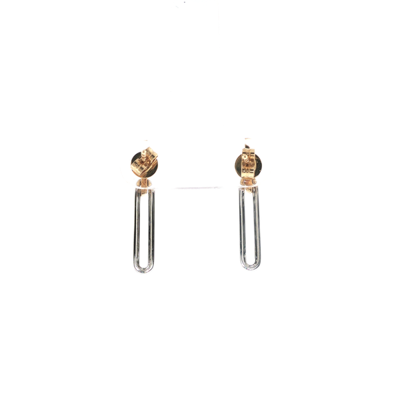 0.17CTW DIAMOND PAPERCLIP EARRINGS Image 2 Lester Martin Dresher, PA