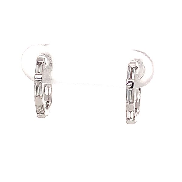 DIAMOND HUGGIE EARRINGS Lester Martin Dresher, PA